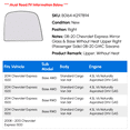 thumbnail image 2 of Right Mirror Glass - Compatible with 2008 - 2014 Chevy Express 1500 2009 2010 2011 2012 2013, 2 of 2