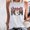 thumbnail image 1 of ICHUANYI Clearance Women Printing Tank Fit Round-Neck Sleeveless Pullover Tee Tops(White, S) ICHUANYI WER2023081502627, 1 of 5