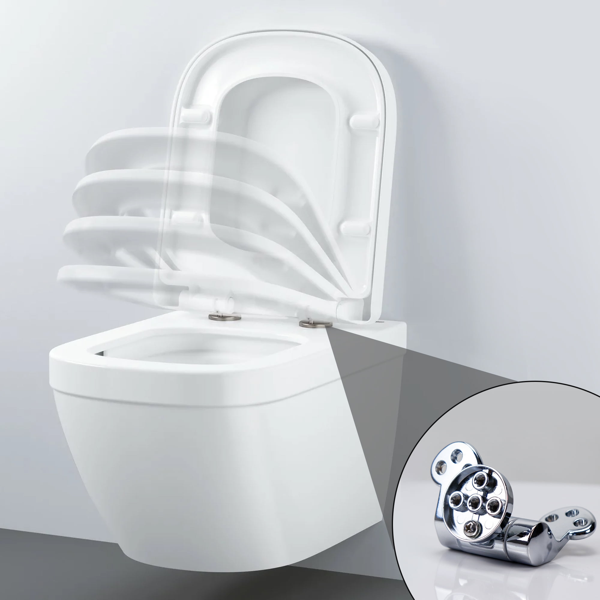 ss商品　1/2 Xingzhi Toilet Seat With Stainless Steel Fittings Durable