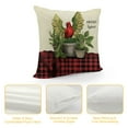 thumbnail image 4 of Nawypu  Cardinal Memorial Angels are Near When Cardinals Appear Christmas Burlap Throw Pillow Cover Xmas Cushion Case for Sofa Couch, 4 of 5