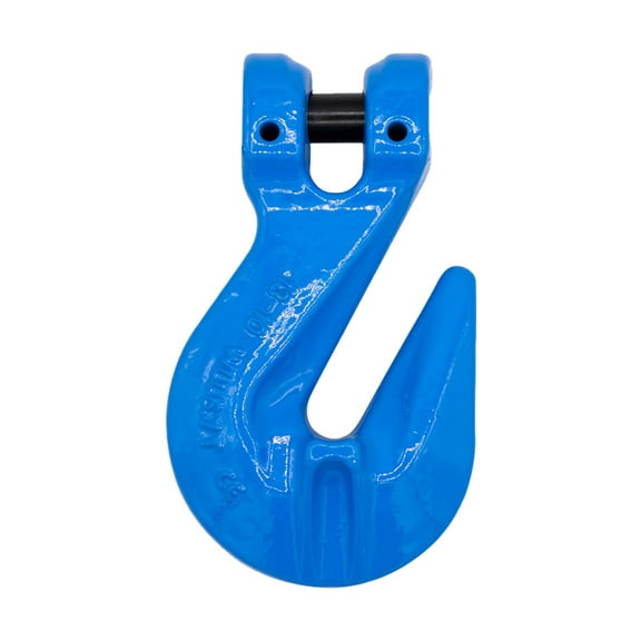 1/2" Grade 100 Cradle Clevis Grab Hook for Lifting - 15,000 LBS WLL Heavy Duty Tow Chain Hook for Trailer / Truck Transport