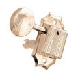 thumbnail image 1 of Grover 133N Deluxe 3 Per Side Machine Heads, Nickel, 1 of 2