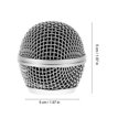 thumbnail image 2 of Microphone Replacement Grille Microphone Head Grille Microphone Grill Head Mic Part, 2 of 3