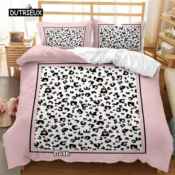Leopard Print Duvet Cover Set Twin Full Adults Cheetah Leopard Africa Animal Bedding Set King Size