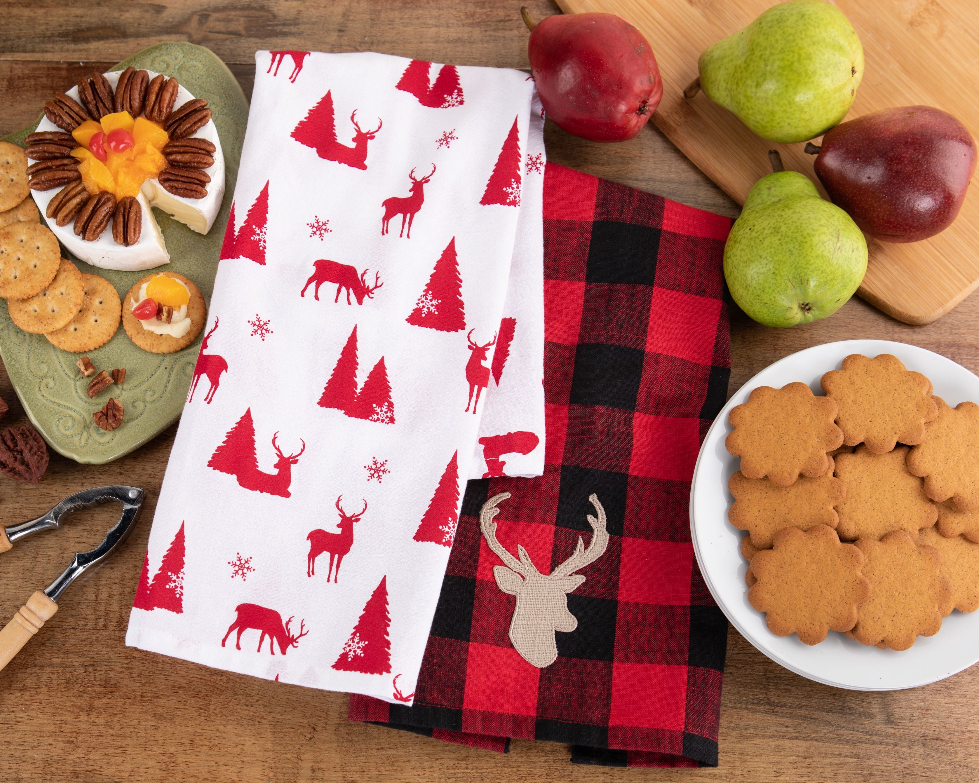 All Is Calm Buffalo Plaid Christmas Trees Kitchen Towel – Wild Blossoms  Boutique
