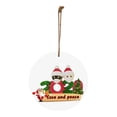 thumbnail image 2 of Teissuly 2020 Christmas Ornament Santa Wearing A Face Mask Decorate Christmas tree Teissuly WER202310234269, 2 of 4