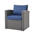 thumbnail image 6 of 4 Pieces Patio Furniture Sets Outdoor Sectional Wicker Set Outdoor Conversation Set Patio Set Patio Loveseats with Coffee Table, 6 of 8