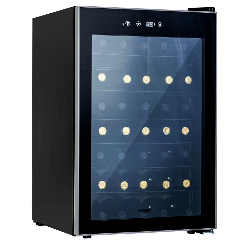 KUPPET 36 Bottle Wine Cooler, Counter Top Wine Cellar/Chiller with Digital Temperature Display