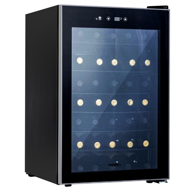 KUPPET 36 Bottle Wine Cooler, Counter Top Wine Cellar/Chiller with