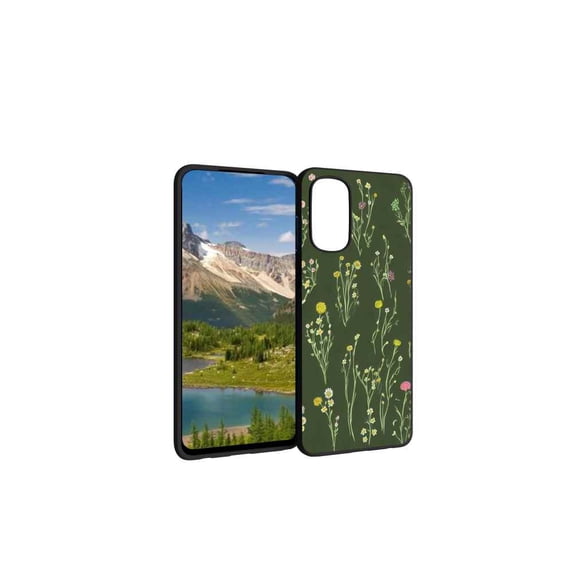 Compatible with Motorola Moto G Stylus 4G 2022 Phone Case, Doodle-Flowers-Nature1 Case Silicone Protective for Teen Girl Boy Case for Motorola Moto G Stylus 4G 2022
