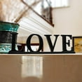 thumbnail image 4 of Wooden Love Sign Home Decor Table Top Sign Freestanding Decorative Wood Cutout Letter, 4 of 4