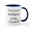 White/Navy Inside, variant on CafePress - The Mighty Boosh Crunch Mug - 11 oz Ceramic Mug - Novelty Coffee Tea Cup