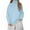 Light Blue, variant on Womens Turtleneck Oversized Sweaters Long Sleeve Pullover Loose Chunky Knit Jumper Comfortable Solid Color High Neck Pullover Sweater(Color:Light Blue,Size:L)