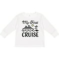thumbnail image 3 of Inktastic My First Cruise with Cruise Ship and Palm Trees Boys or Girls Long Sleeve Toddler T-Shirt, 3 of 5