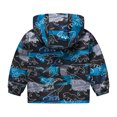 thumbnail image 3 of Toddler Boys Rain Jackets Girls Cartoon Prints Casual Light Coat Hooded Jacket Windproof Zipper Outwear Raincoat Windbreakers For Kids,Size 12-18 Months, 3 of 3