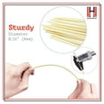thumbnail image 5 of HomeHunch Bamboo Skewers 200 Count Wooden Sticks for Grilling Kebab BBQ, 5 of 7