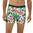 thumbnail image 4 of Rocae Watercolor Flowers for Stretch Moisture-Wicking Underwear,Men's Underwear Boxer Briefs Large, 4 of 9