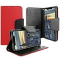 thumbnail image 5 of Apple IPHONE X Magnetic flap Streak Leather Wallet Pouch Case Cover, 5 of 7