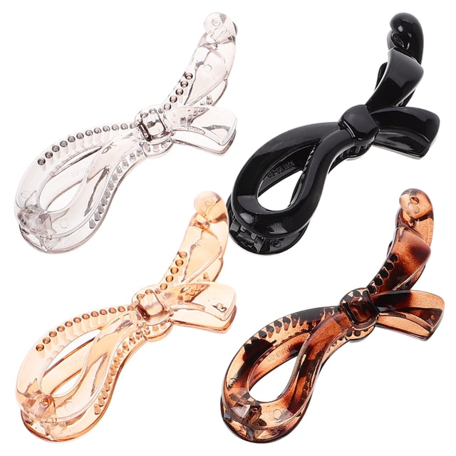 GOOHOCHY 4 pinzas tipo banana para el pelo, accesorios para el cabello de mujer.