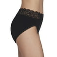 thumbnail image 3 of Vanity Fair Lingerie Women's Underwear, Flattering Lace Hi-Cut Brief Panty, 3 of 7