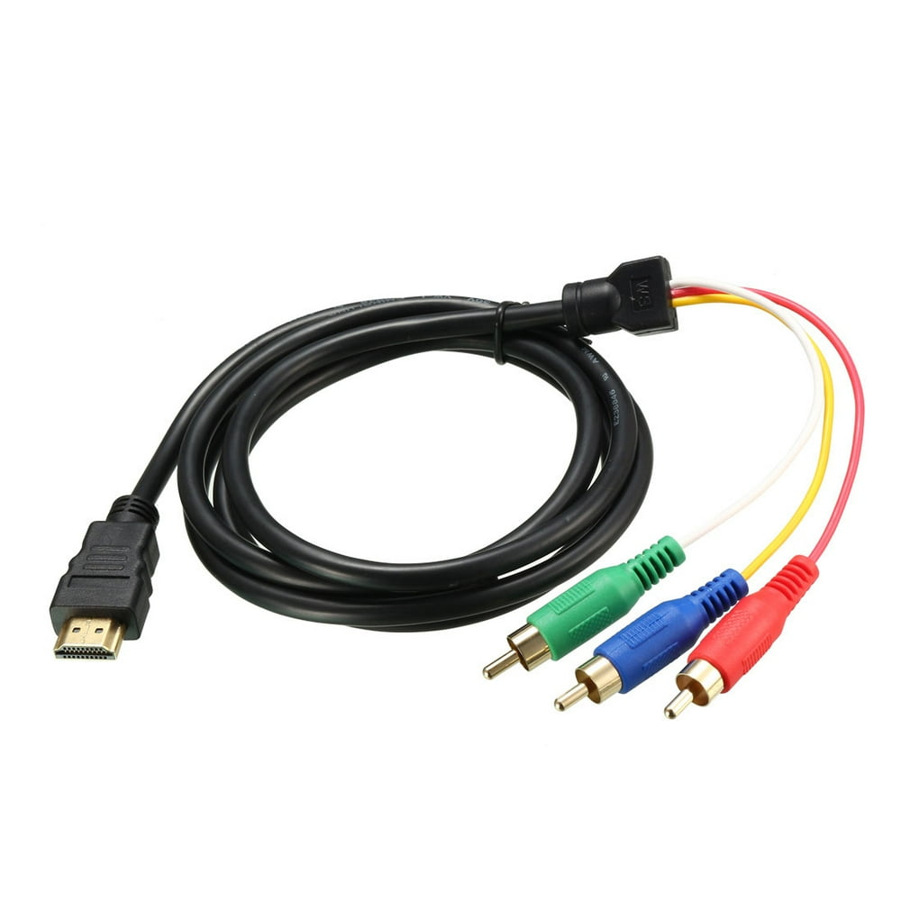HDMI to 3 RCA Cable RGB Male to Audio Video AV Conversion Line Cord