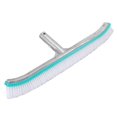 thumbnail image 3 of 18in Swimming Pool Brush Plastic Nylon Stainless Steel Cleaning Tool for Wall Floor Lake Blue, 3 of 5