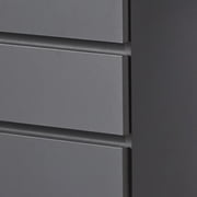 Como Writing Desk with 3 Storage Drawers, Multiple Colors