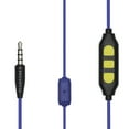 thumbnail image 6 of Plugfones Guardian Plus in-Ear Earplug Earbud Hybrid - Noise Reduction in-Ear Headphones with Noise Isolating Mic and Controls (Yellow & Blue), 6 of 6