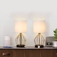 thumbnail image 4 of Set of 2 Nightstand Lamps Metal Desk Lamps for Bedroom, 4 of 5