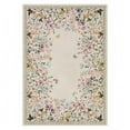 thumbnail image 5 of Lahome 5x7 Floral Washable Rugs for Living Room, Beige Non Slip Bedroom Rug with Rubber Backing , Soft Low Pile Ultra Thin Carpet for Playroom Dorm Indoor, 5 of 7