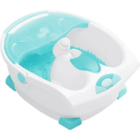 Heated foot spa walmart Heated foot spa. Pamper hard-working feet with a heated foot spa that can soothe and massage. You can also indulge with pedicure kits, nail buffers and foot creams to help condition and soften your feet. Relief and comfort can be within reach with a variety ranging from foot scrubs to massagers.