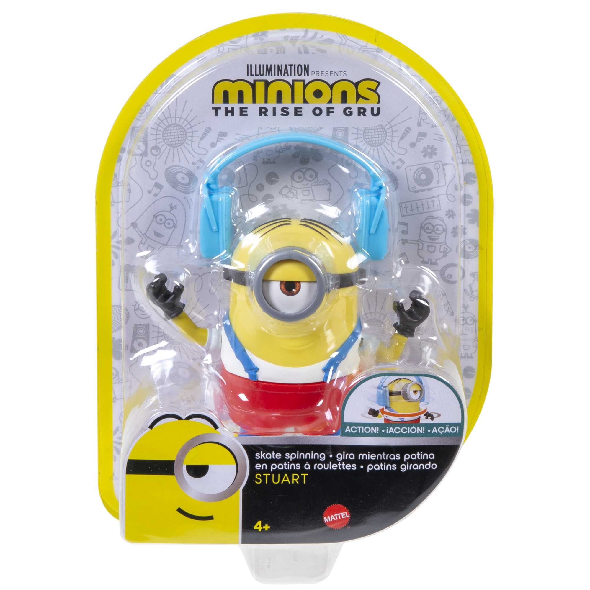 Minions Collectible Action Figures, Stuart, Child, Multicolor, 0.44 lb, 4 Years & Up