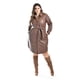 thumbnail image 5 of Vestido camisero de piel sintetica Roman Fashion Tallas Extras 104 Cafe, 5 of 6