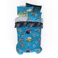 thumbnail image 1 of Juego de ropa de cama Franco Dog Man Supa Book Kids de 5 piezas, tamaño individual, 1 of 6