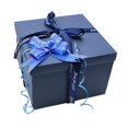 thumbnail image 4 of Caja de regalo de , contenedor para álbumes de recortes, recuerdos de fiesta, álbum de fotos, caja de snacks para aniversario, año Nuevo, azul, 4 of 7