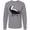 Athletic Heather, variant on Inktastic Animals Cute Skunk Wasn't Me Long Sleeve T-Shirt