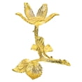 thumbnail image 1 of Shisuyan Crystal Ball Base Metal Rose Flower Shaped Crystal Ball Display Base Sphere Holder, 1 of 8