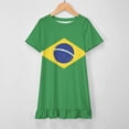 thumbnail image 3 of British Flag Girl's Dress Summer Crew Neck Children's T-Shirt Tops Casual Wear, 3 of 10