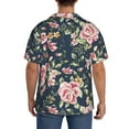 thumbnail image 5 of Disketp Men's Hawaiian Vintage Floral Print Shirts Button Down Holiday Beach Shirts-Small, 5 of 7