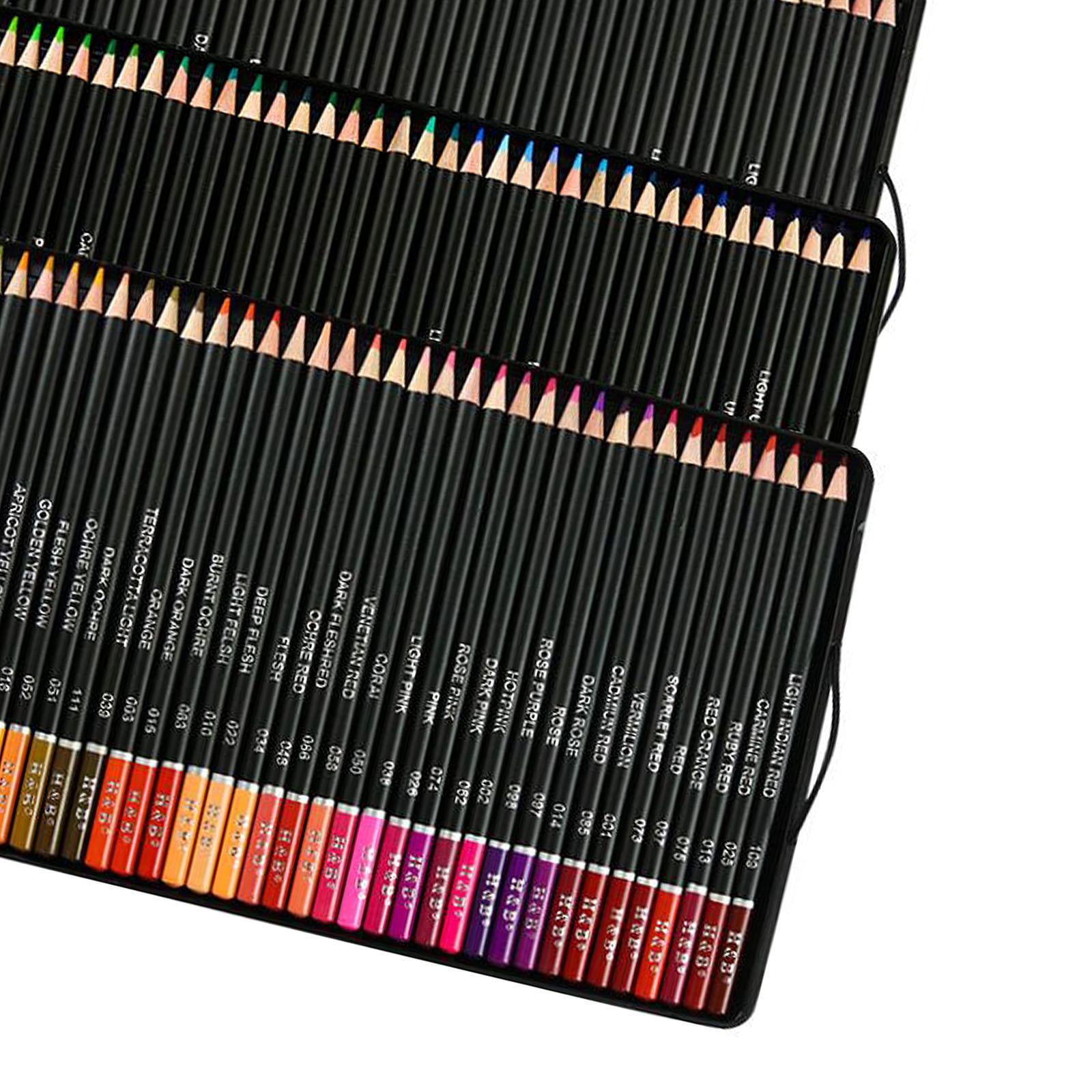GUOOL Colored Pencils Set, Professional Drawing Pencils for Artists, Books, OilBased And Vibrant Colors for Sketching & Shading , 120pcs, 41.5x35.8x20.5cm