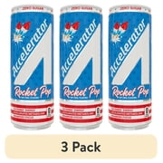 (3 pack) Accelerator Rocket Pop Energy Drink, 12 fl oz can