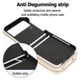thumbnail image 6 of Allytechgroup Galaxy Z Flip 4 Wallet Case with Crossbody Lanyard, Premium PU Leather Stylish Purse Design Protective Shockproof Mini Phone Case Bag for Samsung Galaxy Z Flip 4, Beige, 6 of 11