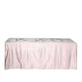 thumbnail image 6 of BalsaCircle 90" x 156" Blush Rectangular Premium Velvet Tablecloth Table Linens, 6 of 9