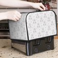 thumbnail image 7 of Haiem Heart Rabbit Print Toaster Covers 4 Slice Wide Slot,Bread Dust Cover & Fingerprint Protection,Bread Machine Cover,Appliance Covers, 7 of 7