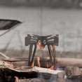 thumbnail image 4 of Outdoor Camping Stoves Rack Portable Stainless Steel Fire Frame Multifunctional Picnic BBQ Cooking Accessory Fire Burn Pit Stand Bonfire Support, 4 of 8