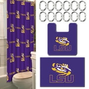 Lsu Tigers Ncaa 15 Piece Bath Set