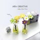 thumbnail image 2 of Mini Flower Bud Vase Mini Flower Vase Portable Transparent heqiyong LED, 2 of 2