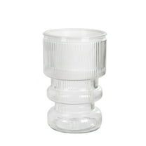 6.3" Self-Watering Flower Pot for Indoor Plants, Reusable Plastic Clear Flower Pot Garden Round Pot with Drainage Holes, Suitable for Orchids, Herbs, Succulents, Flowers