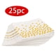 thumbnail image 2 of Fiudx Set de Suministros para Fiestas, Platos, Vasos y Servilletas Desechables de Papel Gold Point, Multiusos para Picnics, Eventos Especiales y Comidas Diarias. Paquete de 25 Piezas, 18 Cm, Fácil de, 2 of 4