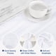 thumbnail image 4 of 10 Pies Chifón Mesa Camino, 28 x 120 Pulgadas Rústico Gasa Mantel Transparente Boda Mesa Camino para Boda Nupcial Fiesta Mesa Decoraciones, Blanqueador Blanco, 4 of 6